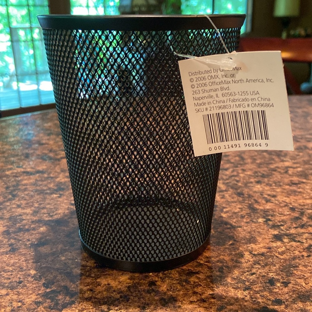 Black Mesh desk organizer